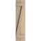 Ekena Millwork Rustic Two Board Joined Board-n-Batten Rough Cedar Faux Wood Shutters w/Z-Board, 11W x 76H, PR SHUBJZ11X76RCPR - alternate 5